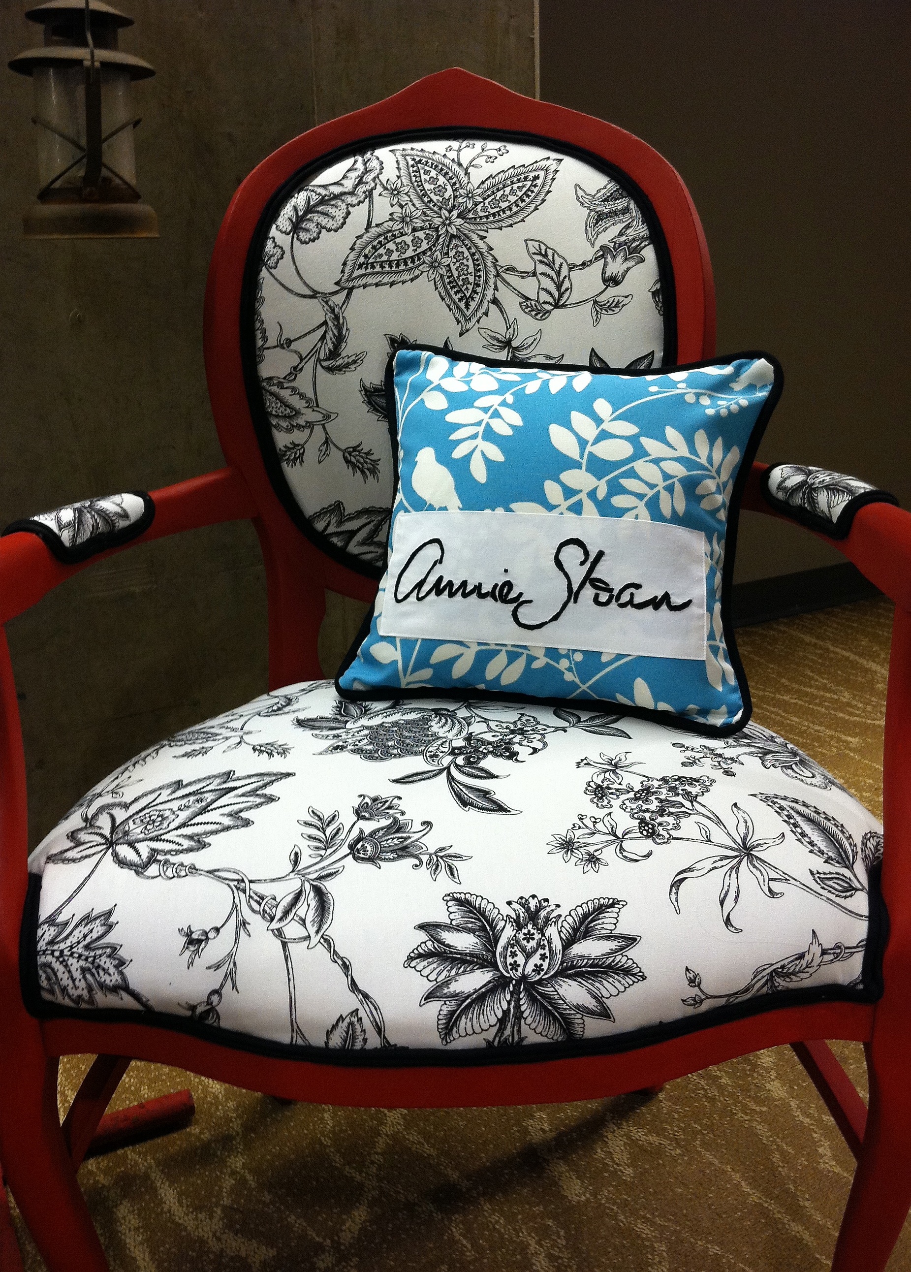 Annie Sloan Fabric Reinventing Claire